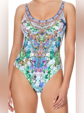 Camilla Moon Garden Reversible One-Piece Swimsuit - Multicolor